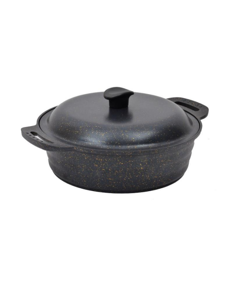 NURGAZ Granit Döküm Kamp Tenceresi 28 cm