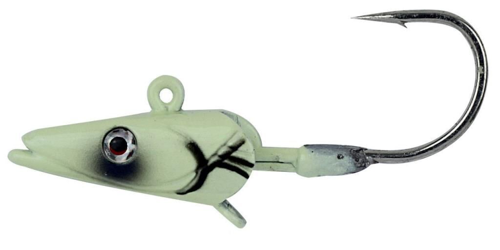 SAVAGE GEAR Sandeel Jig Head 16g 3/0 - 3pcs Glow Suni Yem