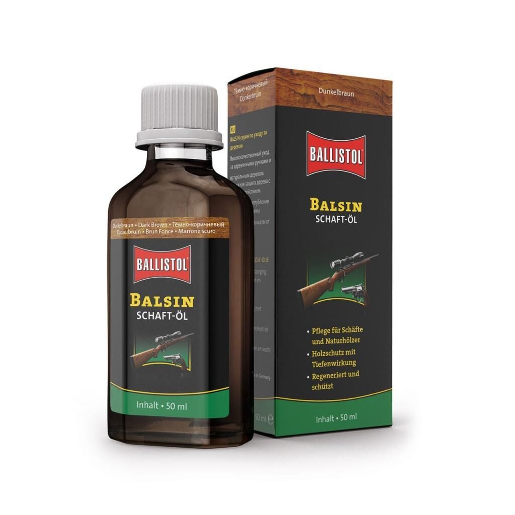 Ballistol Balsin Schaftöl 50 ml Dark Brown Kundak Yağı
