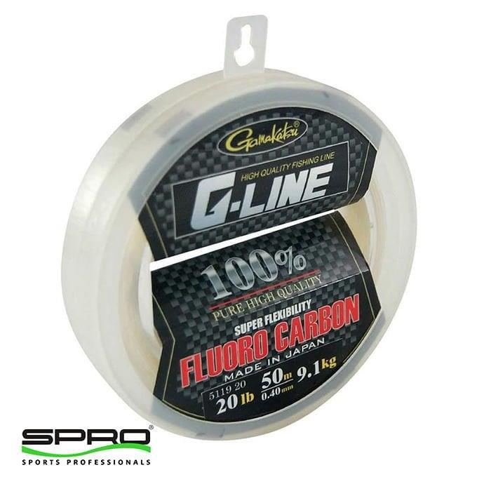 GAMAKATSU G Line F-Carbon iıgspool 1.10mm 50m 100lb