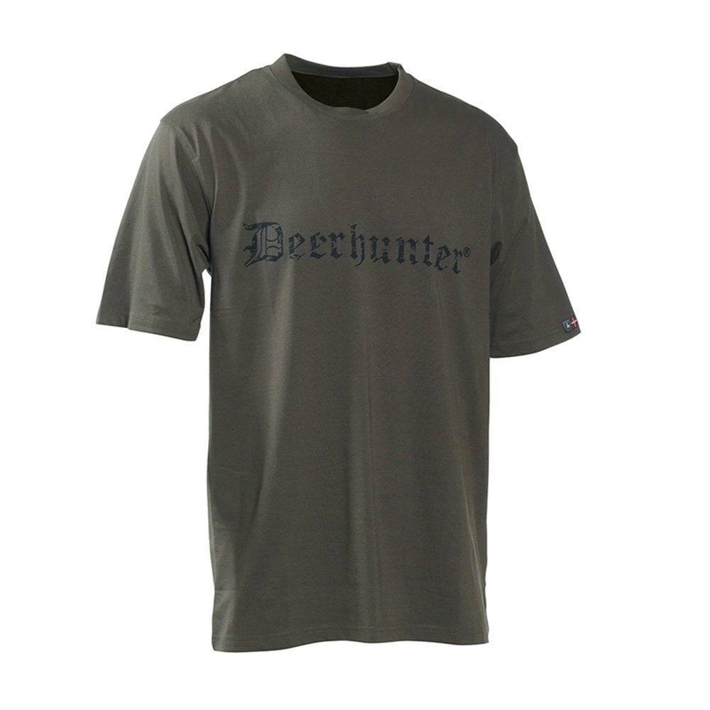 DEERHUNTER 378 DH Logo Yeşil Kısa Kollu Tişört L
