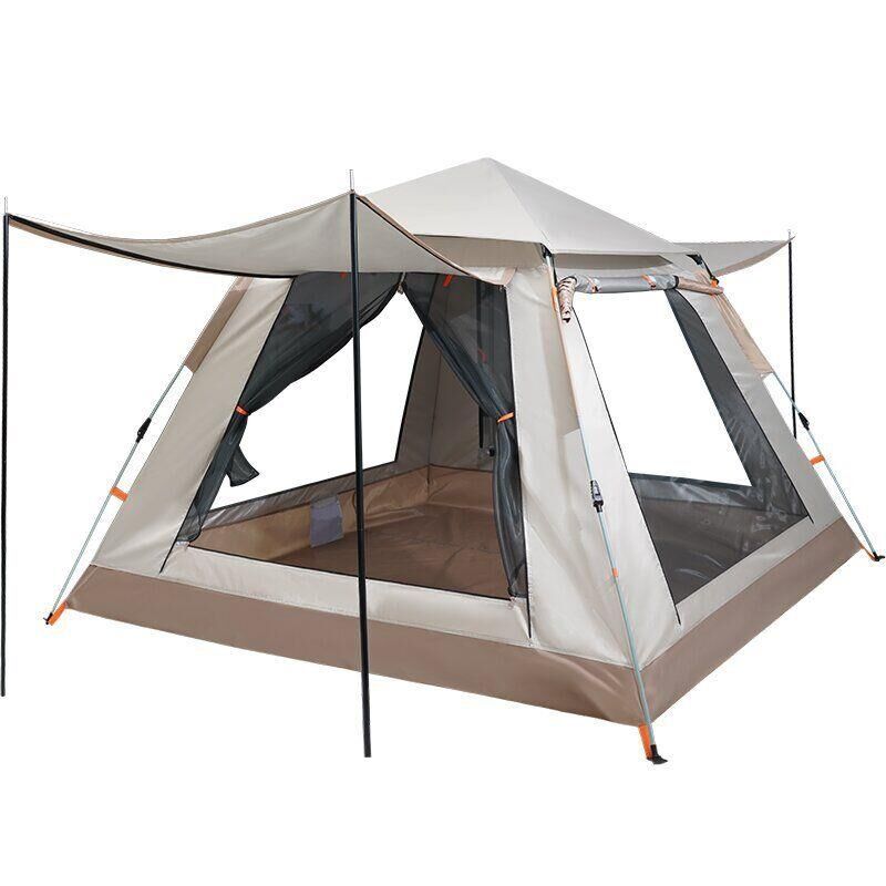 DFT 3 Kişilik Otomatik Çadır 200x200x135cm - Bej/Yeşil