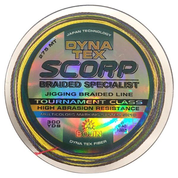 BOJIN Scorp Jıggıng Braıded Lıne 0.60mm Misina