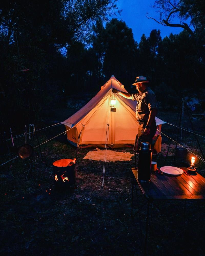 NURGAZ Campout Büyük Kamp Çadırı Kanvas Çadır