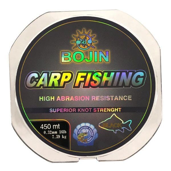 BOJIN Sazan Misinası 0.32 mm 450 m Siyah