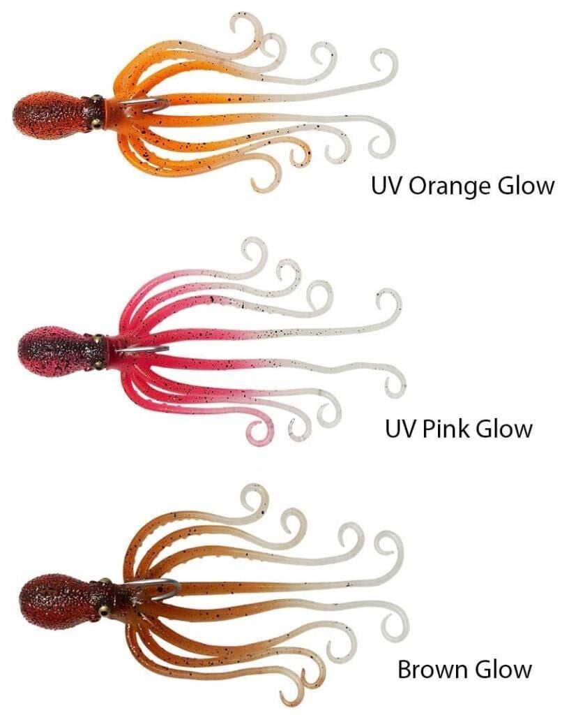 SAVAGE GEAR Octobus 70g 15cm Suni Yem UV Orange Glow