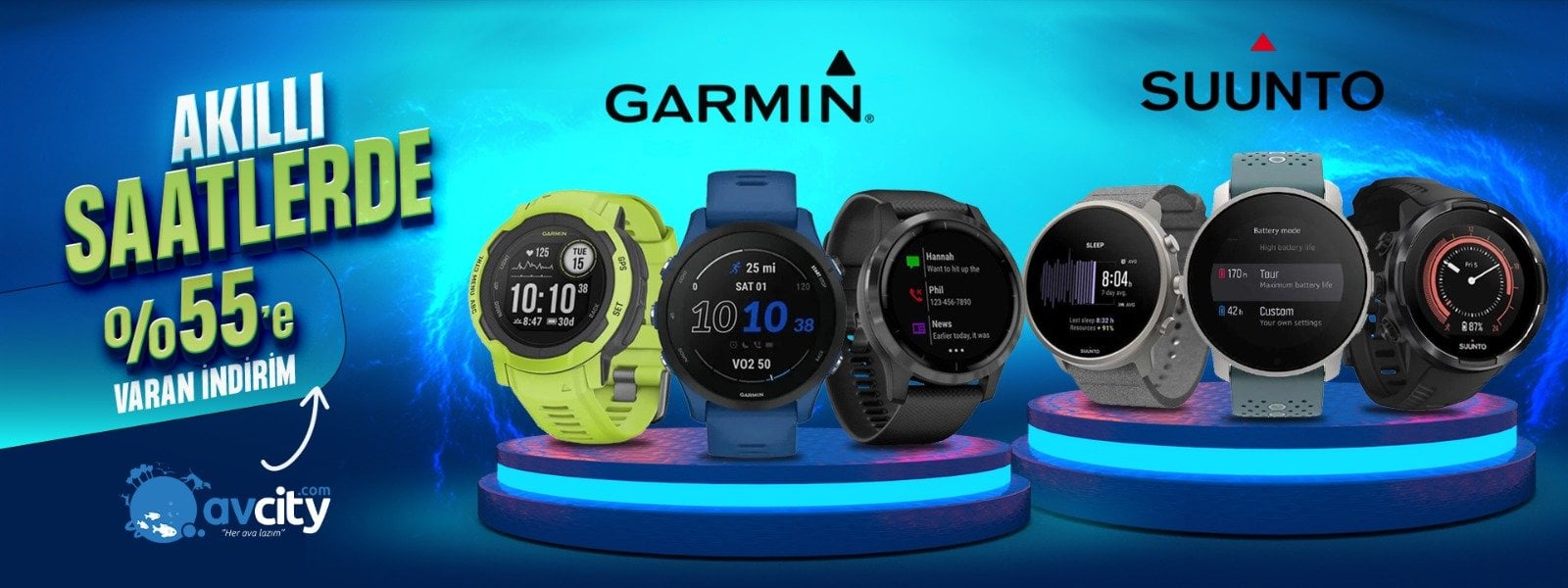 Garmin, Suunto Akıllı Saatler