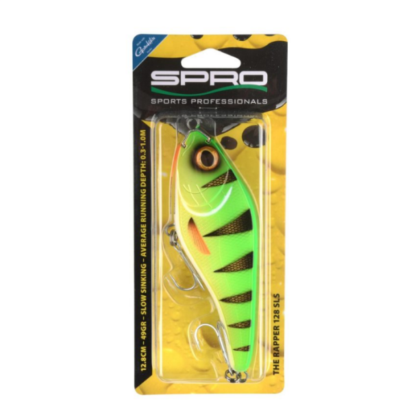 SPRO The Rapper 128 SLS 49G UV Firetiger Sert Yem