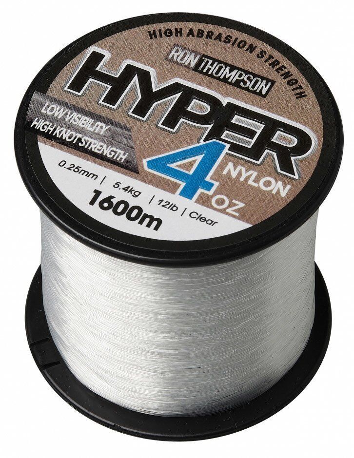RON THOMPSON Hyper 4OZ Nylon Clear Misina - 430 m 0.50 mm 16 kg 35 lbs