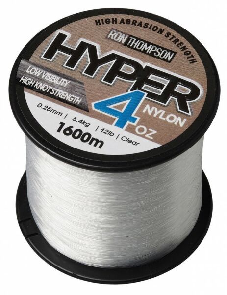 RON THOMPSON Hyper 4OZ Nylon Clear Misina - 430 m 0.50 mm 16 kg 35 lbs