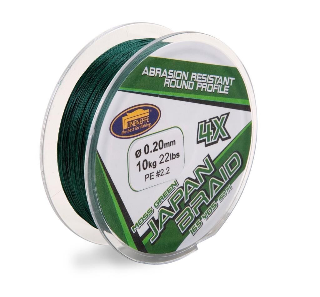 LINEAEFFE 150 mt Yosun Yeşili Örgü İp Misina - 0,20 mm