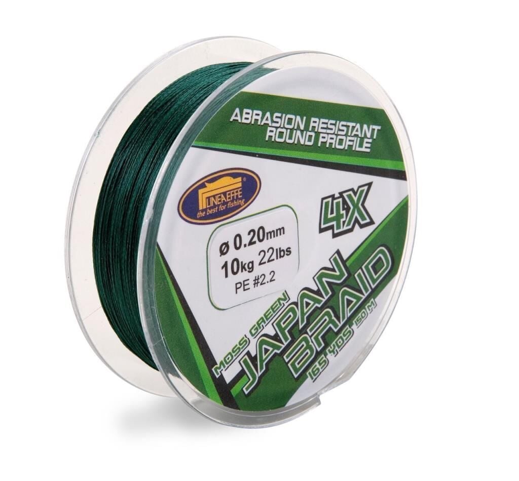 LINEAEFFE 150 mt Yosun Yeşili Örgü İp Misina - 0,20 mm