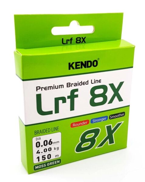 KENDO Lrf 8X Fıghtıng 150 mt 0,06 mm Yosun Yeşili Örgü/İp Misina