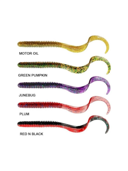 SAVAGE GEAR Rib Worm 9cm 3gr 10 Adet Sahte Balık Red N Black