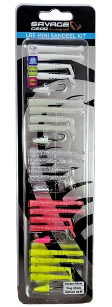 SAVAGE GEAR LRF Mini Sandeel Kit 25 Adet Suni Yem