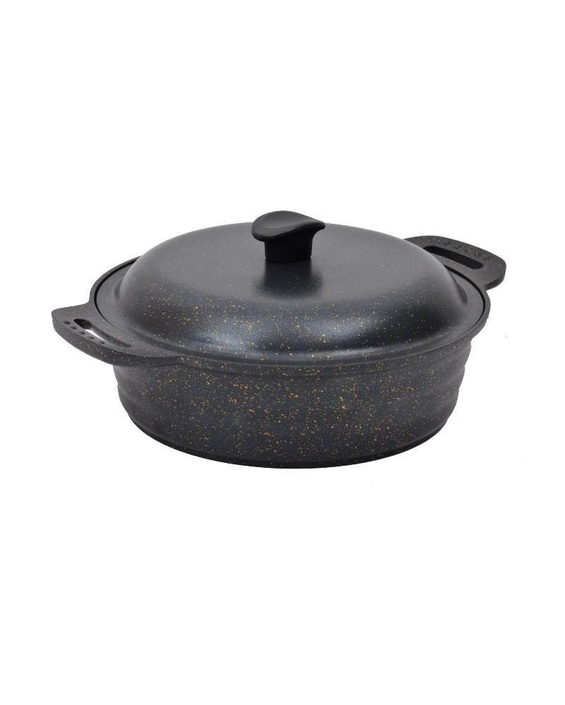 NURGAZ Granit Döküm Kamp Tenceresi 28 cm