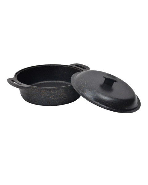 NURGAZ Granit Döküm Kamp Tenceresi 28 cm