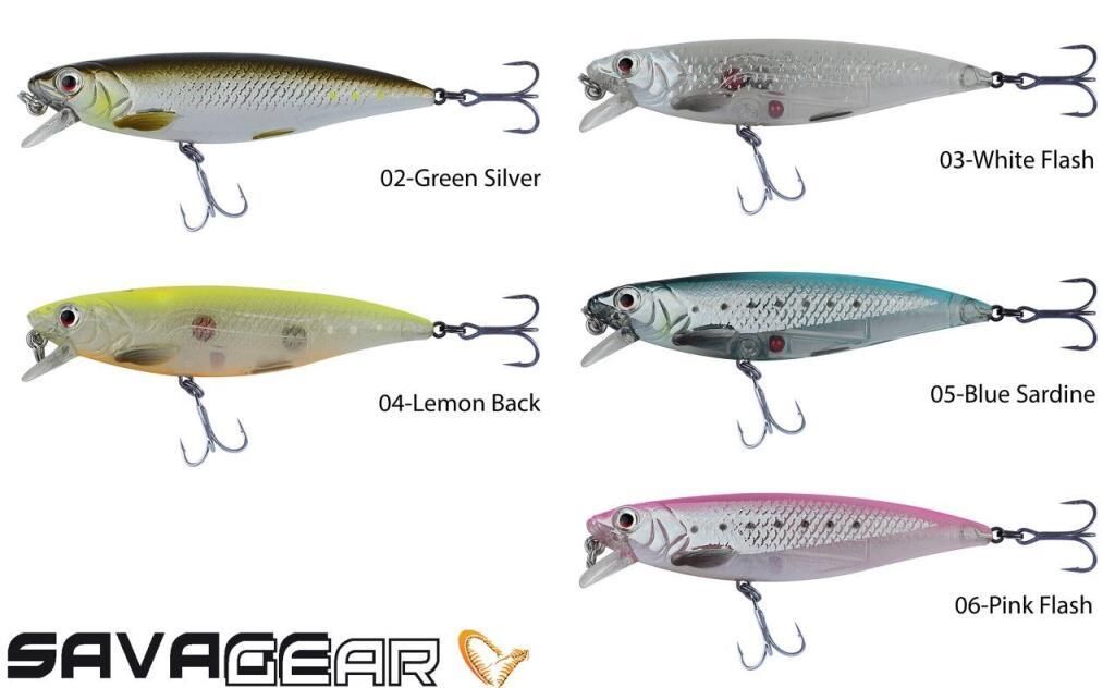 SAVAGE GEAR 3D Twitch Minnow 8cm 10g Suni Yem 05-Blue Sardine