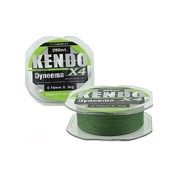 KENDO Dynema 4 Örgü 0,08mm 120Mt Misina