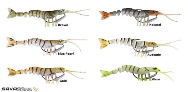 SAVAGE GEAR TPE Manic Shrimp 12.5 cm 15 gr Suni Yem - Avacado