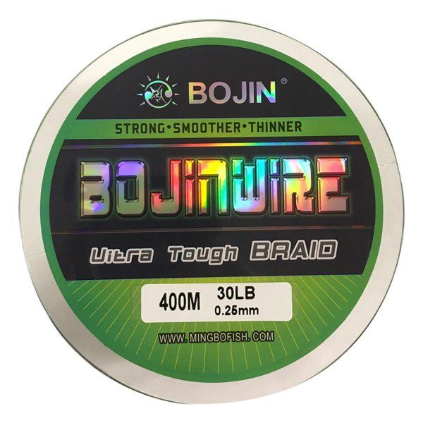 BOJIN 4X Braıd İp Misina 0.25 mm  400 m  Yeşil