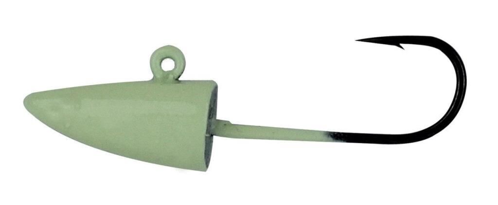 SAVAGE GEAR LRF Micro sandeel jigghead 2g #8 4pcs Glow  Suni Yem