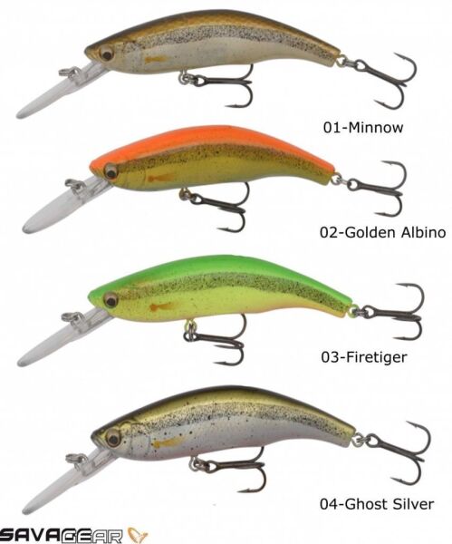 SAVAGE GEAR 3D Minnow Diver 7,5cm 9g Suni Yem 02-Golden Albino