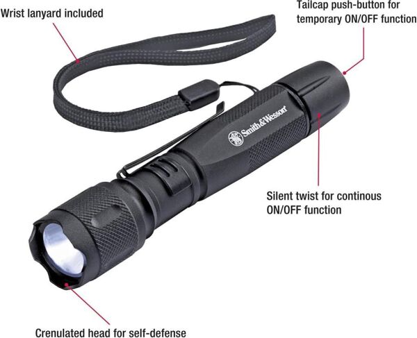 S&W FlashLight Galaxy Elıte Cree(2)Aa Batt.