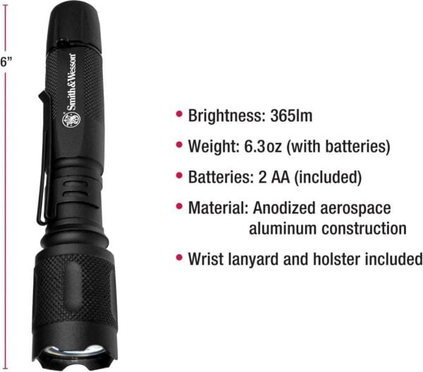 S&W FlashLight Galaxy Elıte Cree(2)Aa Batt.