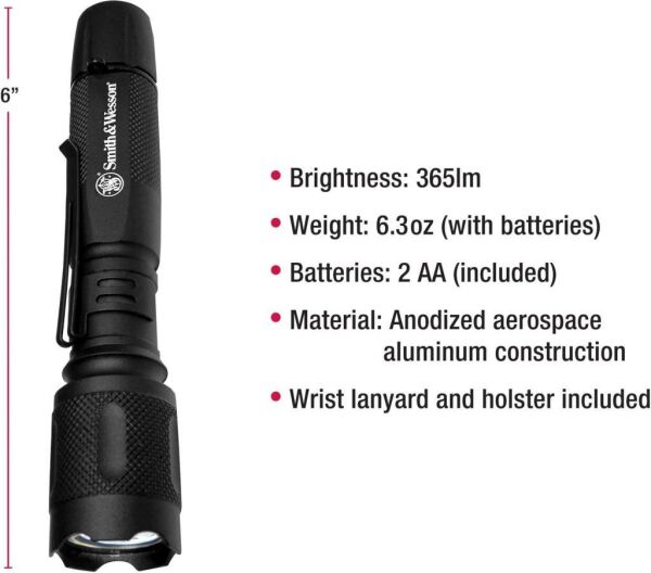 S&W FlashLight Galaxy Elıte Cree(2)Aa Batt.
