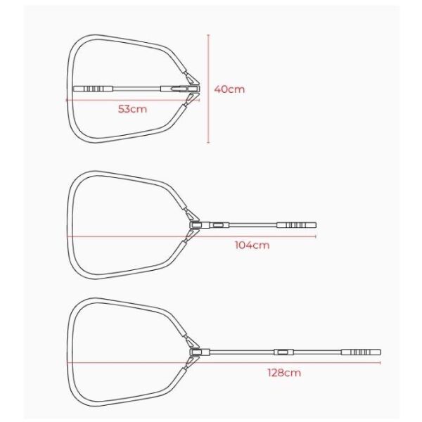 SPRO Katlanabilir Float Kepçe Teleskopik 50*40