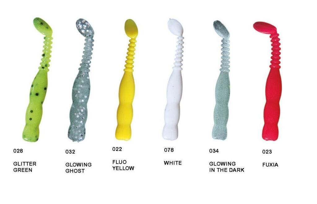 NOMURA Koı 5cm 10 Adet Lrf Silikon Yem - 022 FLUO YELLOW