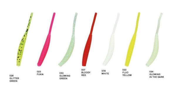 NOMURA Long Tail Lrf Silikon Yem 5cm 0.5g 12 Adet - 023/Fuxia