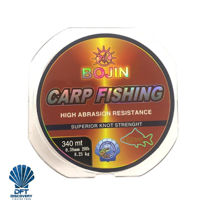 D.DFT Bojin Sazan Misinası 0.38 mm 340m Kahverengi