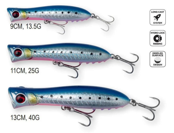 SAVAGE GEAR Gravity Popper 9cm 13.5gr Pink Belly Sardine