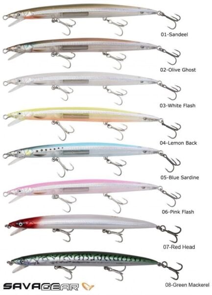SAVAGE GEAR Sandeel Jerk Minnow 175 25g Suni Yem 02-Olive Ghost