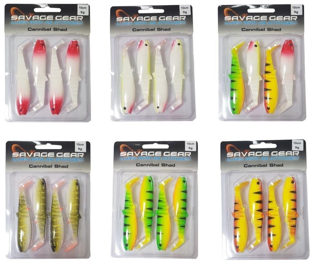 SAVAGE GEAR Cannibal 10cm 4 Adet Pike Suni Yem