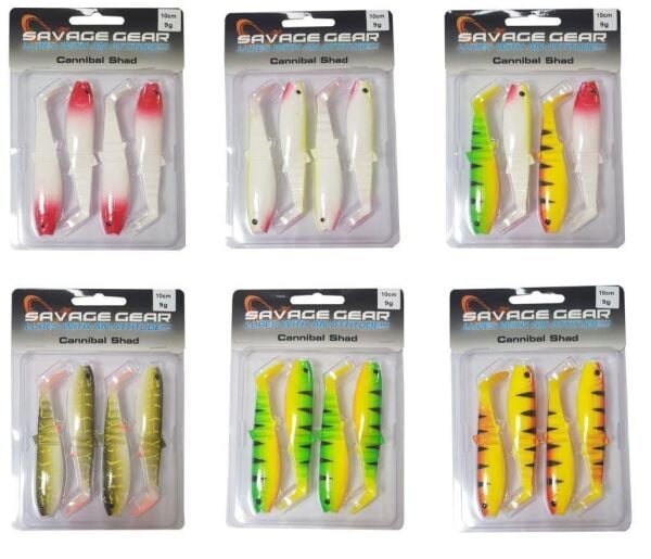 SAVAGE GEAR Cannibal 10cm 4 Adet Pike Suni Yem