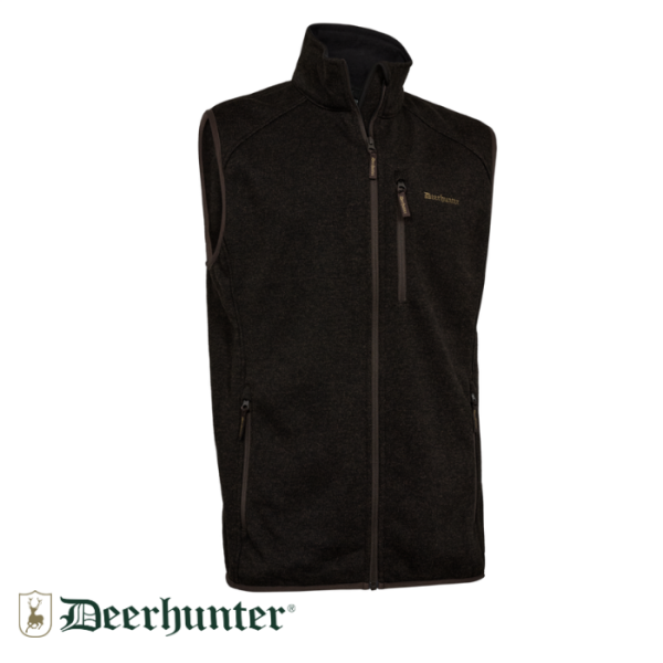 DEERHUNTER Moor Knitted Kahverengi Yelek L
