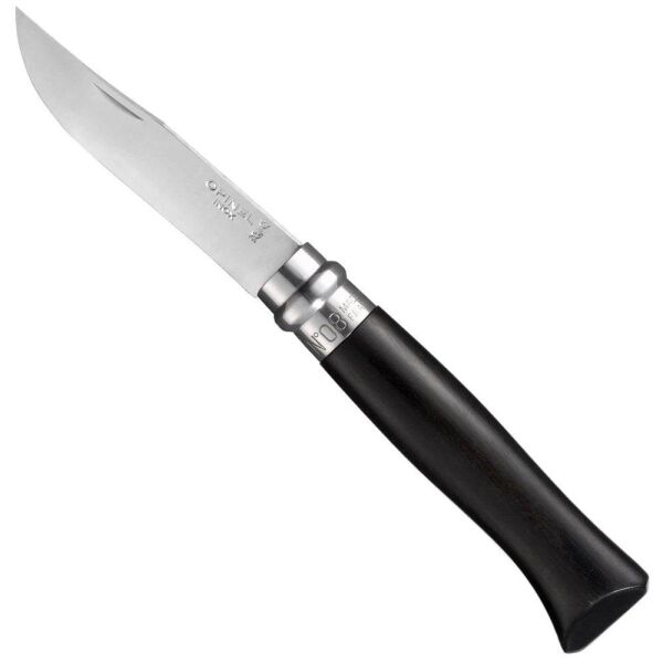 OPINEL No 8 Abanoz Saplı Paslanmaz Çelik Çakı (Kutulu)