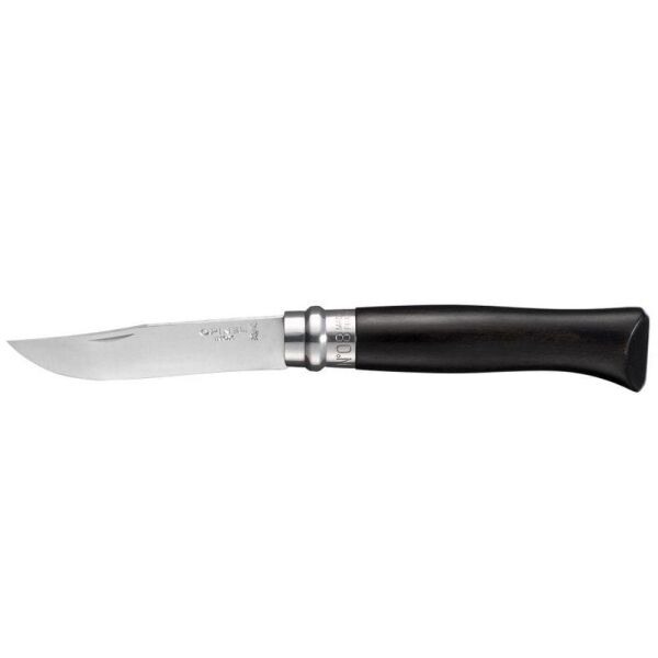 OPINEL No 8 Abanoz Saplı Paslanmaz Çelik Çakı (Kutulu)