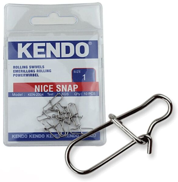 KENDO Nice Snap 10 Adet (Maket Yem Klips) 000