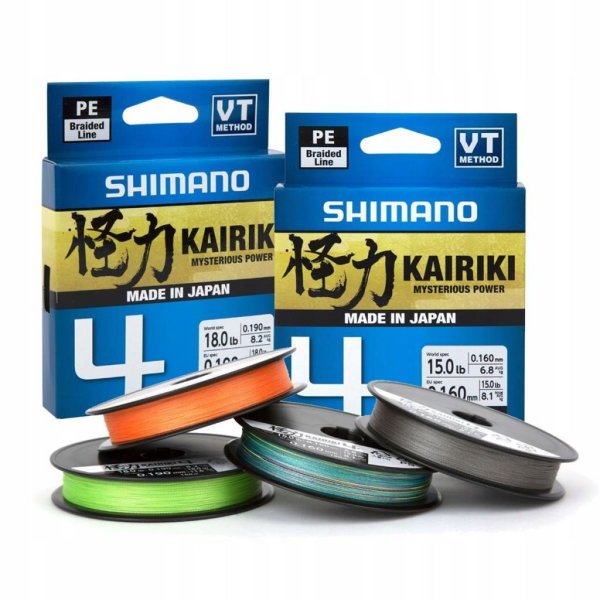 SHIMANO Line Kairiki 4 Yeşil 300m/0.13mm/7.4kg Misina