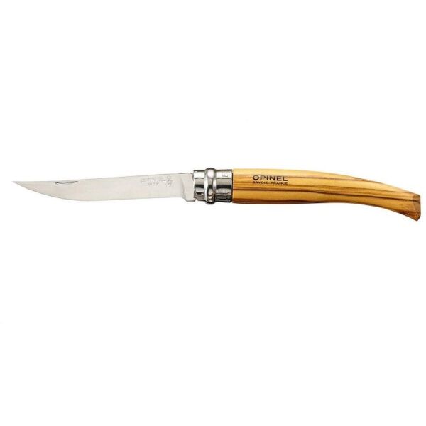 Opinel Inox 10 No Ahşap Kutulu Zeytin Saplı Fleto Çakı