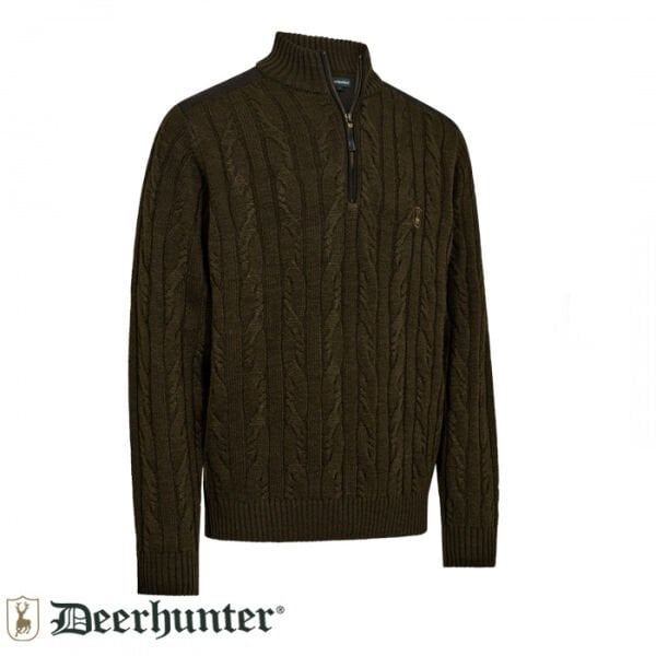 DEERHUNTER Randall Fermuarlı Yuvarlak Yaka Kazak