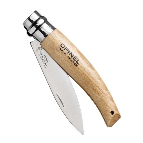 OPINEL Inox 8 No Kayın Saplı Paslanmaz Bağ Çakısı