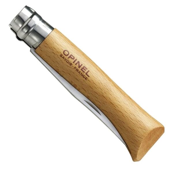 Opinel Inox 10 No Kayın Saplı Paslanmaz Çelik Tirbüşon & Çakı