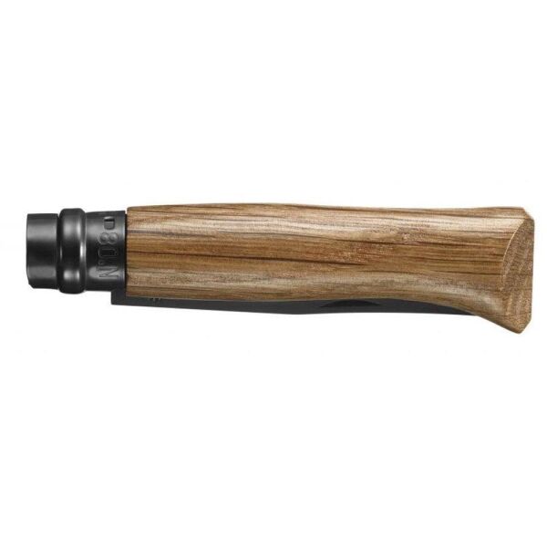 Opinel Inox Black Edition No 8 Meşe Saplı Paslanmaz Çakı (Siyah)