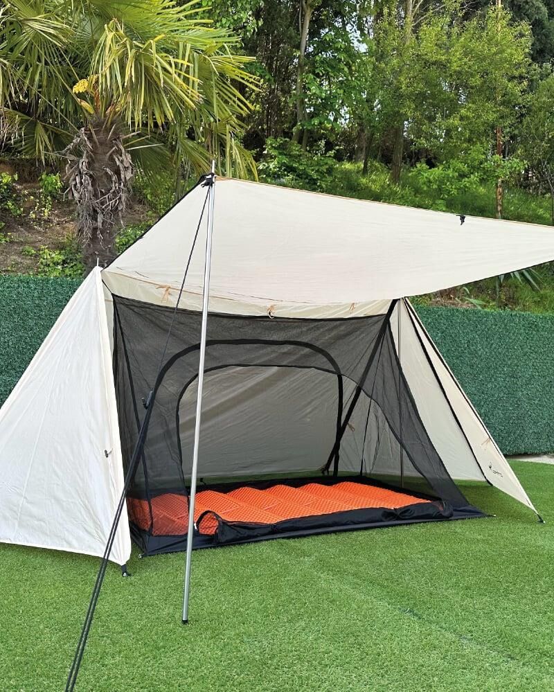 NURGAZ Campout Mercury 1 Bushcraft Çadırı KREM