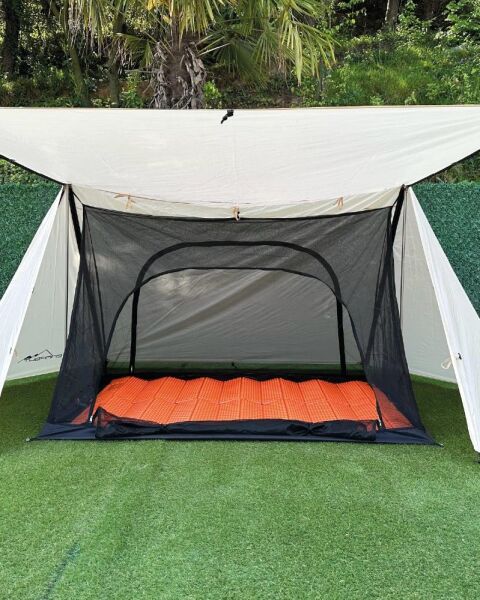NURGAZ Campout Mercury 1 Bushcraft Çadırı KREM